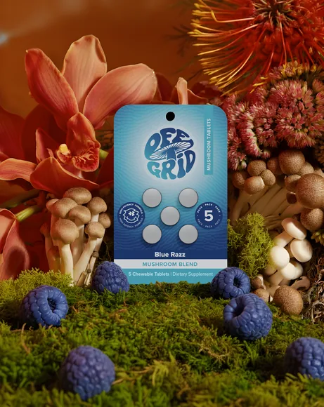Off Grid Mushroom Tablets pouches