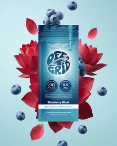 Off Grid Trippy Sticks Blueberry Blast, 0.5 ml, front