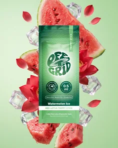 Off Grid Trippy Sticks Watermelon Ice, 0.5 ml, front